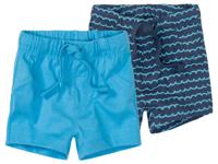 lupilu Baby jongens shorts (86/92, Donkerblauw/blauw)