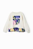 Bloemen sweatshirt - WHITE - 13/14