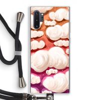 Katoen Wolken: Samsung Galaxy Note 10 Plus Transparant Hoesje met koord