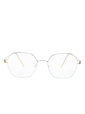 Lindberg lunettes de vue Richelle à monture pilote - Argent