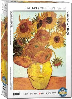van Gogh Puzzel 1000 Stukjes Twelve Sunflowers