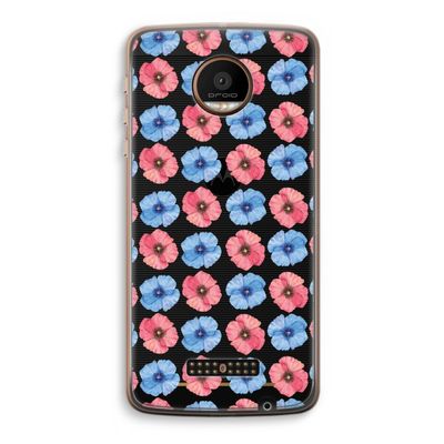 Klaproosjes: Motorola Moto Z Force Transparant Hoesje