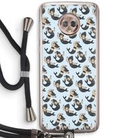 Zeemeermin: Motorola Moto G6 Transparant Hoesje met koord