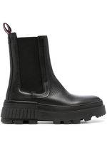 Tommy Hilfiger bottines en cuir à bout rond - Noir