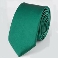 Mannen smalle casual pijl skinny stropdas slanke stropdas (diep groen)