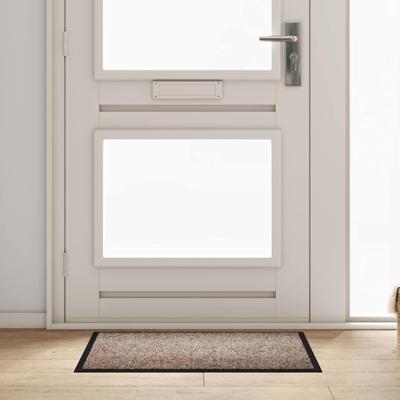 Deurmat Beige 60 x 80 cm Teddy Stof