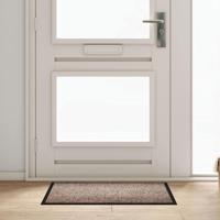 Deurmat Beige 60 x 80 cm Teddy Stof Deurmat Beige 60 x 80 cm Teddy Stof