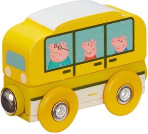 Otto Simon Peppa pig bus met magneetje om de serie aan elkaar te koppelen
