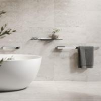 Geesa Shift Handdoekrek met planchet Chroom 91994702821