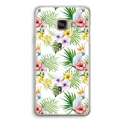 Gele kuif: Samsung A3 (2017) Transparant Hoesje