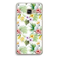 Gele kuif: Samsung A3 (2017) Transparant Hoesje