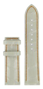 Horlogeband Tissot T610031660 Leder Wit 19mm