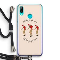 Jingle Ladies: Huawei P Smart (2019) Transparant Hoesje met koord