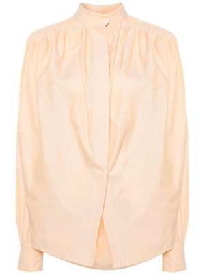 ETRO chemise à effet plissé - Orange