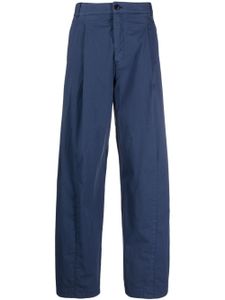 Henrik Vibskov pantalon de jogging Claus en coton biologique - Bleu