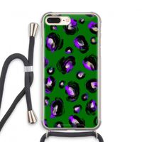 Green Cheetah: iPhone 7 PLUS Transparant Hoesje met koord