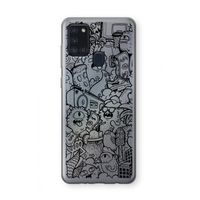 Vexx Black City : Samsung Galaxy A21s Transparant Hoesje