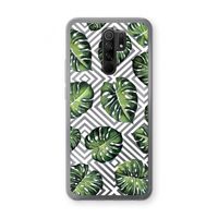Geometrische jungle: Xiaomi Redmi 9 Transparant Hoesje
