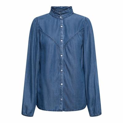 &Co - Blauw | Dames | Blouse | Blauw | XL | regular | Kamst mode