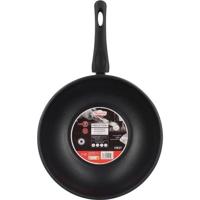 Wok - MENASTYL - 6020252 - Roestvrij staal - 28 cm - Geschikt voor alle kookplaten, inclusief inductie