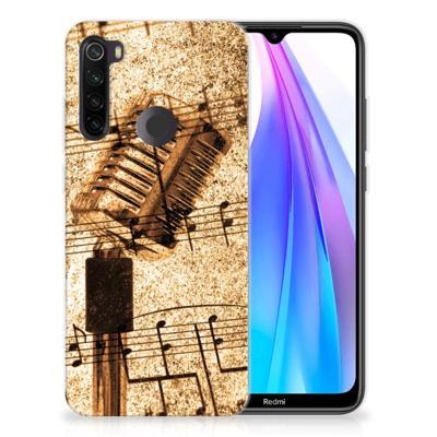 Xiaomi Redmi Note 8T | Siliconen hoesje | met foto Bladmuziek Xiaomi Redmi Note 8T | Siliconen hoesje | met foto Bladmuziek