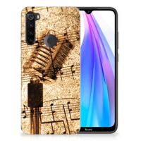Xiaomi Redmi Note 8T | Siliconen hoesje | met foto Bladmuziek