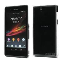 TPU + Hard Plastic Bumper Sony Xperia Z Zwart | Transparant TPU + Hard Plastic Bumper Sony Xperia Z Zwart | Transparant