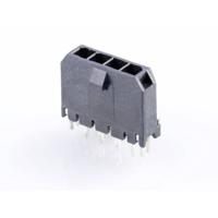 Molex 436500419 Male header, inbouw (standaard) Totaal aantal polen: 4 Rastermaat: 3 mm Inhoud: 1 stuk(s) Tray - thumbnail