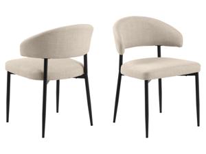 Set van 2 stoelen EDDIE beige