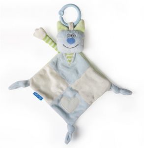 Taf Toys knuffeldoekje Cat Blankie 30 x 39 cm wit/groen Taf Toys knuffeldoekje Cat Blankie 30 x 39 cm wit/groen