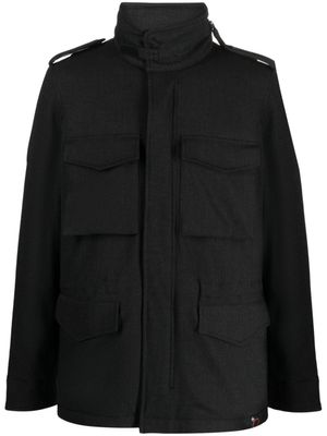 ASPESI veste Nord Mini Field à col cheminée - Gris