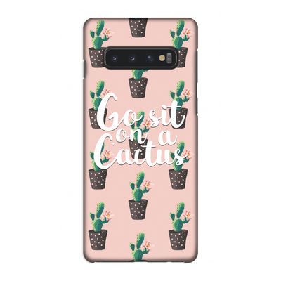 Cactus quote: Samsung Galaxy S10 4G Volledig Geprint Hoesje