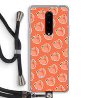 Just peachy: OnePlus 8 Transparant Hoesje met koord Just peachy: OnePlus 8 Transparant Hoesje met koord