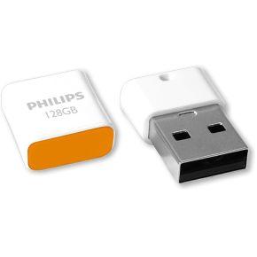 Philips USB 2.0 128GB Pico Edition Sunrise Orange USB flash drive USB Type-A Zilver