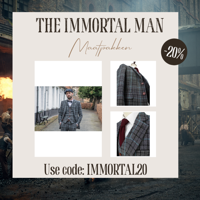 Maatpak Voor Heren | 3-delig Pak | Grijs/hemelblauw Pied-de-poule | Danny Whizz-Bang | Peaky Blinders | Peaky Blinders