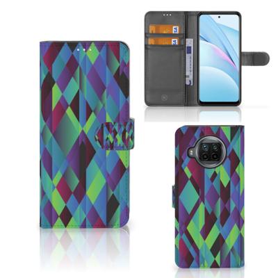 Xiaomi Mi 10T Lite | Book Case | Abstract Green Blue