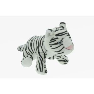 Pluche tijger knuffel wit 23 cm speelgoed knuffeldier