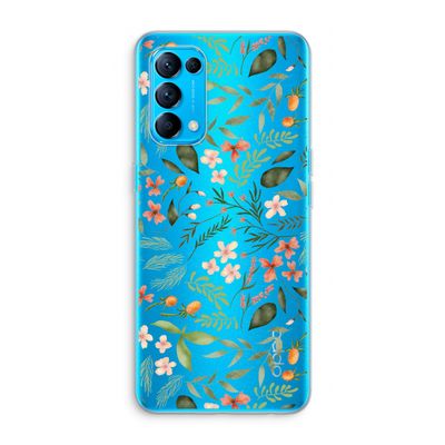 Sweet little flowers: Oppo Find X3 Lite Transparant Hoesje