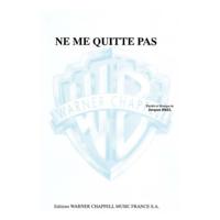 Hal Leonard Ne Me Quitte Pas bladmuziek voor piano en zang