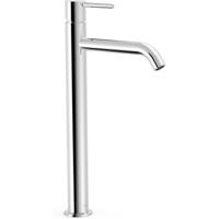 Wastafelkraan Tres Study | Opbouw | Mengkraan | Hoog model | 1-knop | Rond | Chroom
