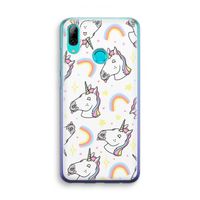Rainbow Unicorn: Huawei P Smart (2019) Transparant Hoesje