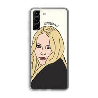 Mary Kate: Samsung Galaxy S21 Plus Transparant Hoesje