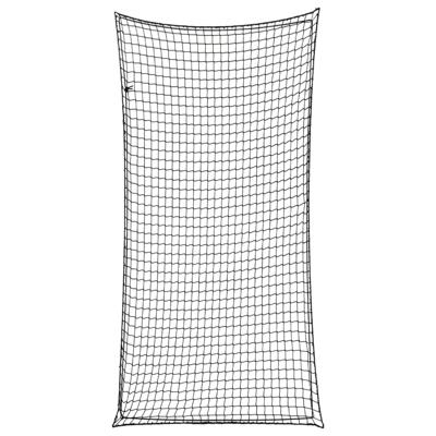 VidaXL Aanhangwagennet elastisch touw 7x3,5 m polypropeen zwart