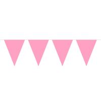 Folat BV Roze mini vlaggenlijn, 3mtr.