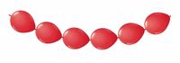 Rode Knoopballonnen - 3 meter - thumbnail