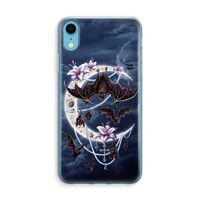 Vleermuizen Maan: iPhone XR Transparant Hoesje