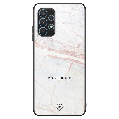 Samsung Galaxy A32 4G glazen hardcase - C'est la vie