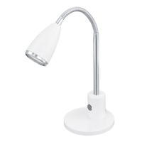 Eglo Bureaulamp Fox wit met chroom 92872