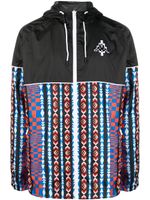 Marcelo Burlon County of Milan x Kappa veste zippée à imprimé géométrique - Noir