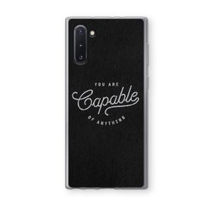 Capable: Samsung Galaxy Note 10 Transparant Hoesje